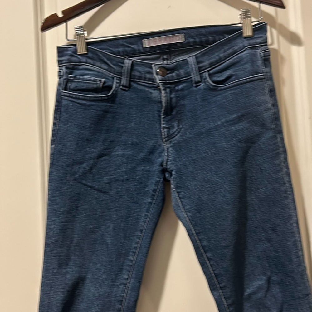 J Brand womens Cigarette straight Leg Denim stone washed Jeans size 27